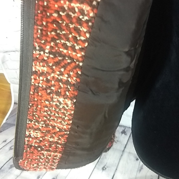 Talbots Autumn Color Wool Blend Zippered Jacket - Picture 10 of 12